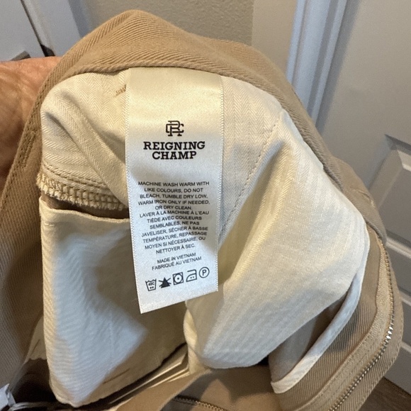 Reigning Champ Cotton Chino Ivy Pant – Vault Khaki Size 31 - Picture 9 of 9